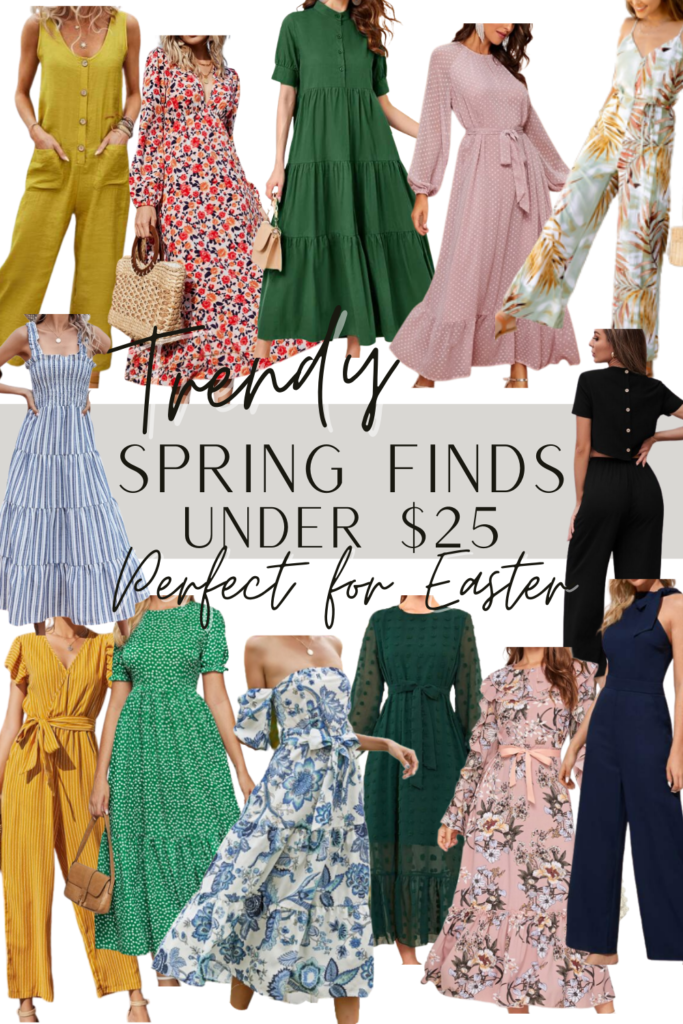 Trendy Spring Fashion Round-up $25 or Less